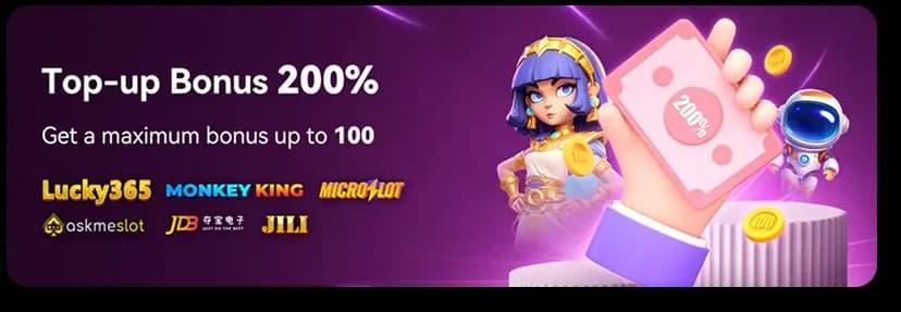 Deposit Bonus 200%